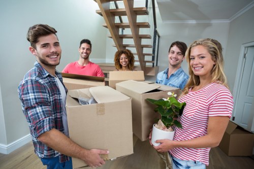 Furniture transport with a London man and van