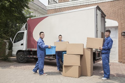 Office removals team planning a London business relocation