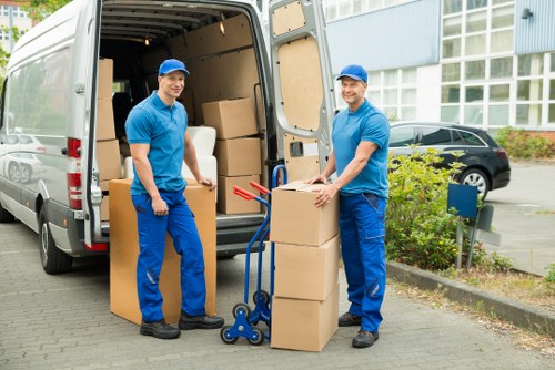 Flexible man with van transport across London