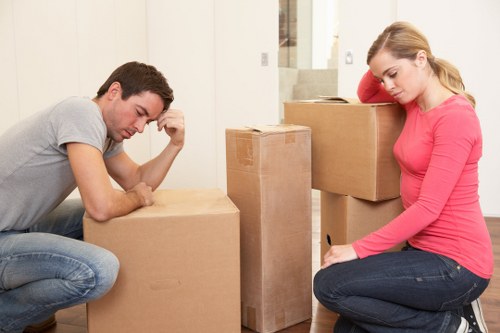 Legal terms notice for a UK moving and waste removal service