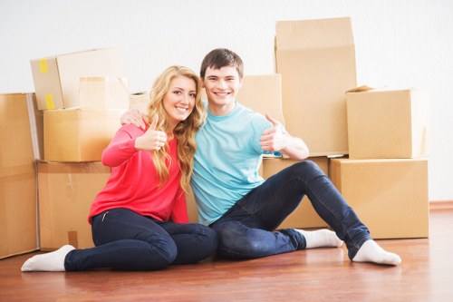 Staircase access challenges in flat removals London