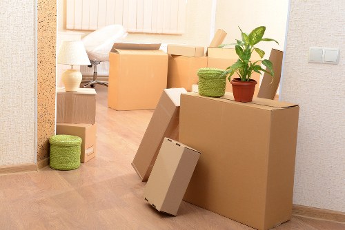 Professional man and van service loading furniture in London
